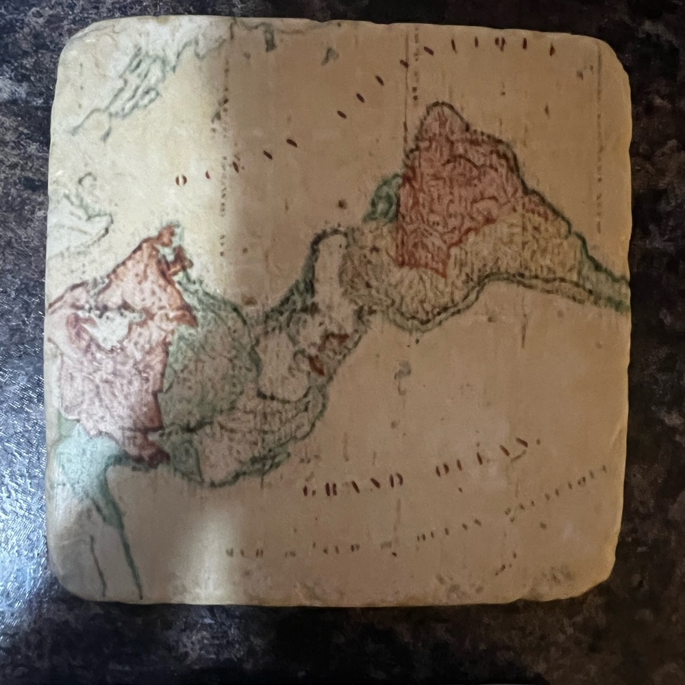 World map coasters - Picture 3 of 6